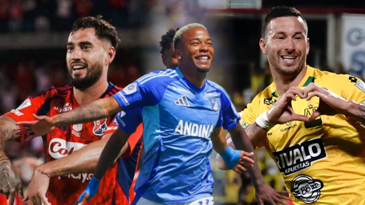 Goleadores de la Liga colombiana 2025-II: Así quedó tras triplete de Beckham David Castro