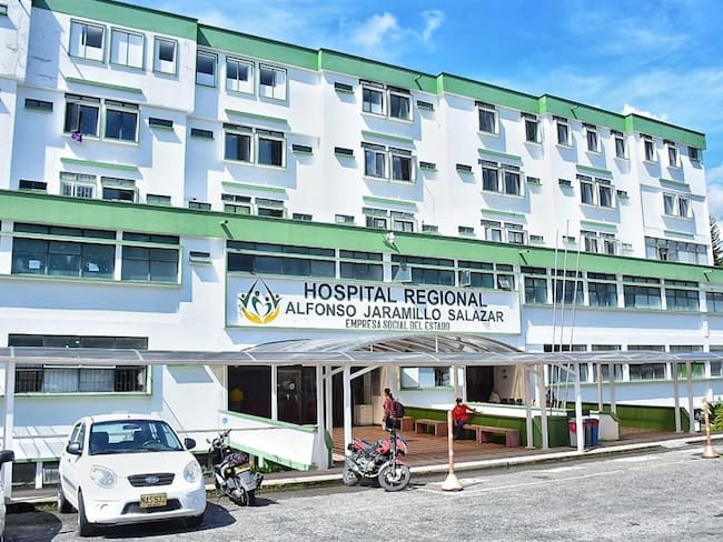 Fachada Hospital Alfonso Jaramillo Salazar en Tolima