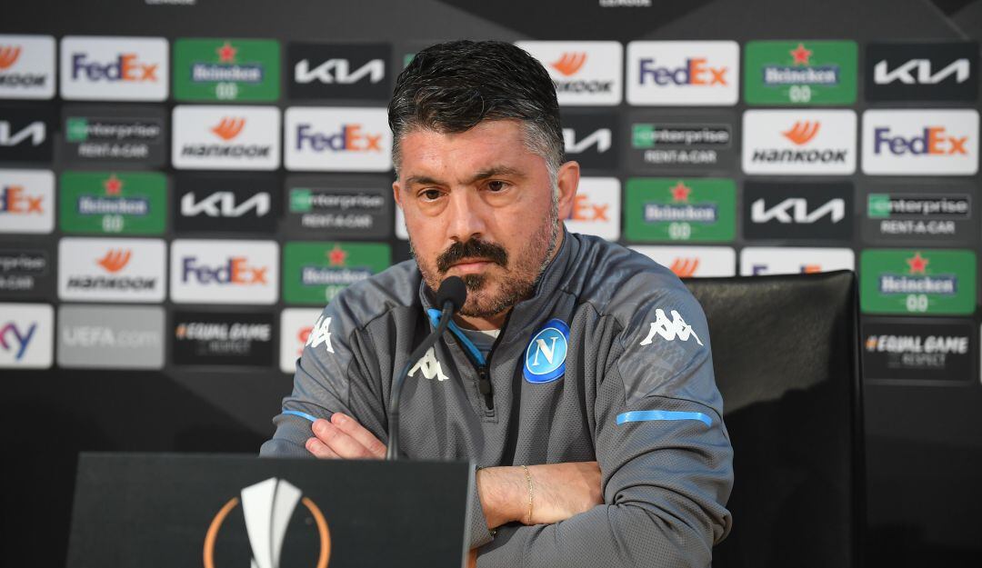 Gennaro Gattuso, técnico del Napoli