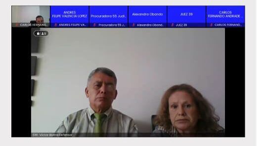 Audiencia Luz Fabiola Rubiano. Foto: Fiscalía General