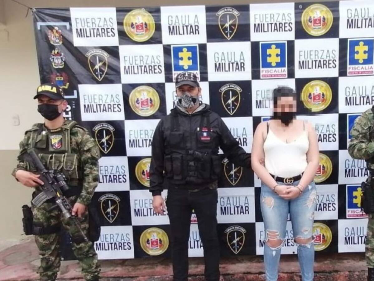 Capturan en Ibagué a mujer que participó en un secuestro extorsivo