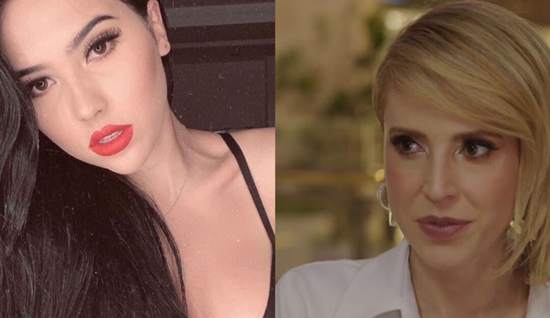 Aida Merlano hija y Alejandra Azcárate. 