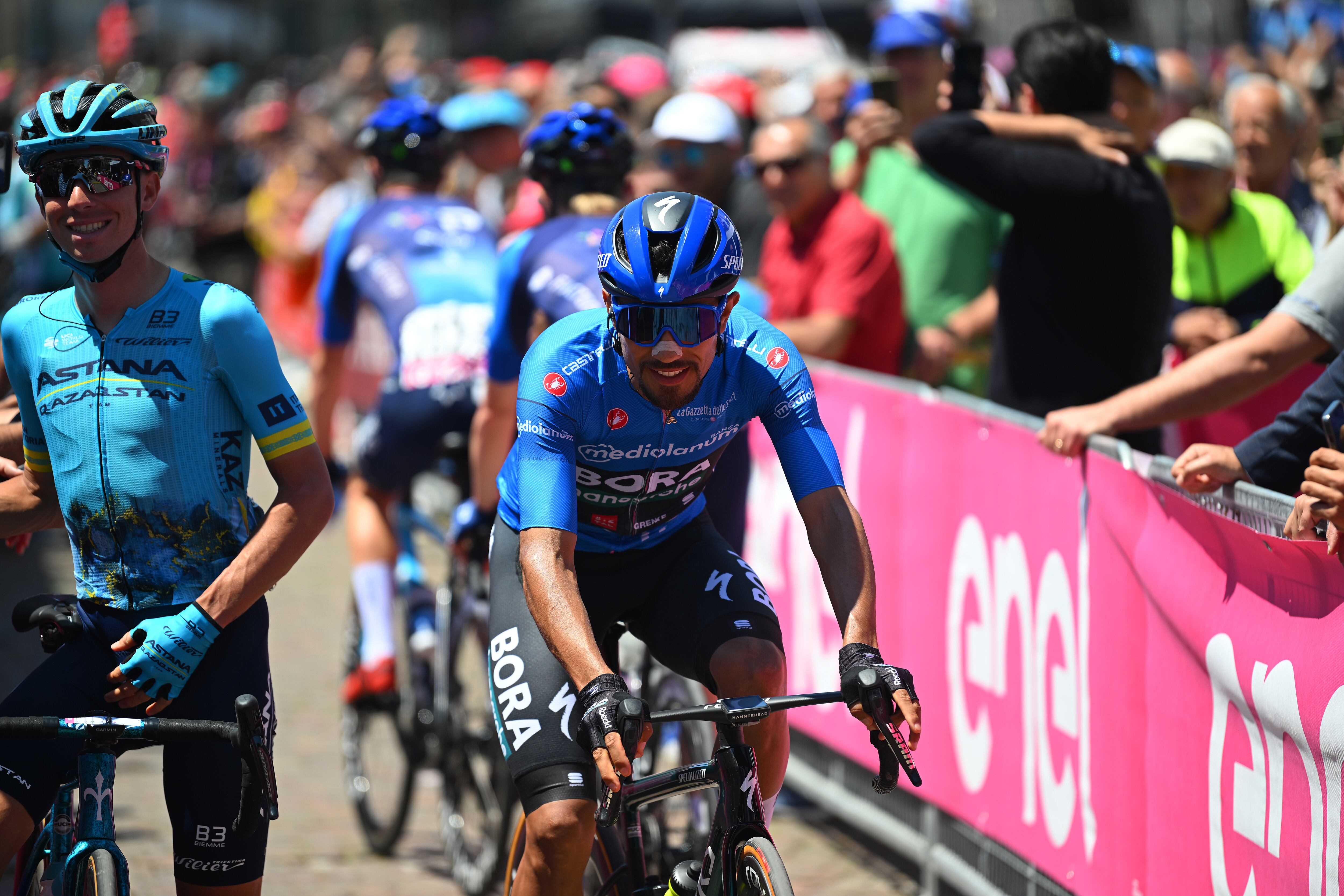 Daniel Felipe Martínez, mantuvo el segundo lugar del Giro de Italia.  (Photo by Dario Belingheri/Getty Images)