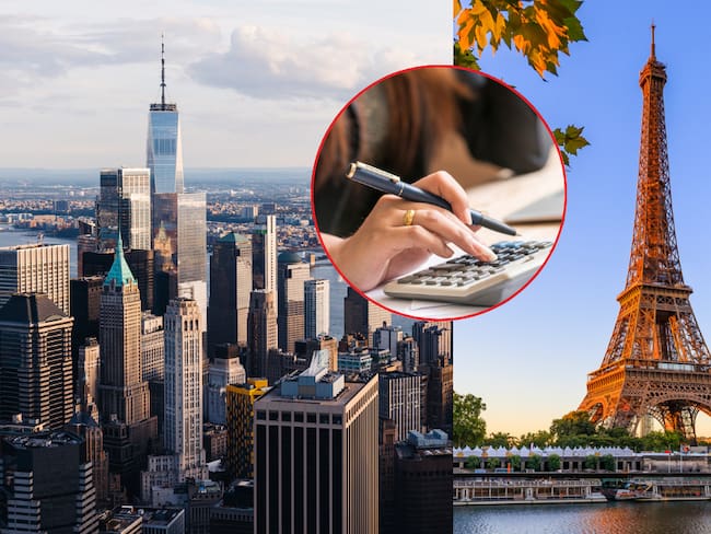 Nueva York y París (Getty Images)