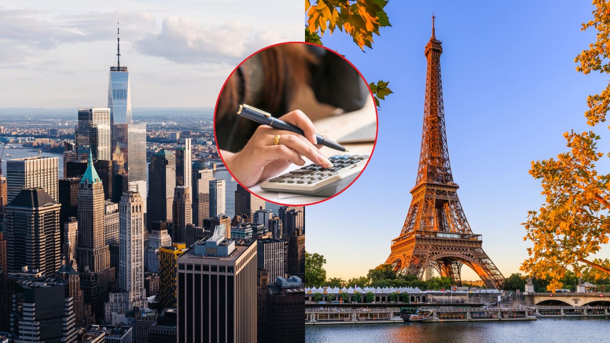 ¿Es más costoso ir a Nueva York o a París? Calculamos pasajes, estadías y más