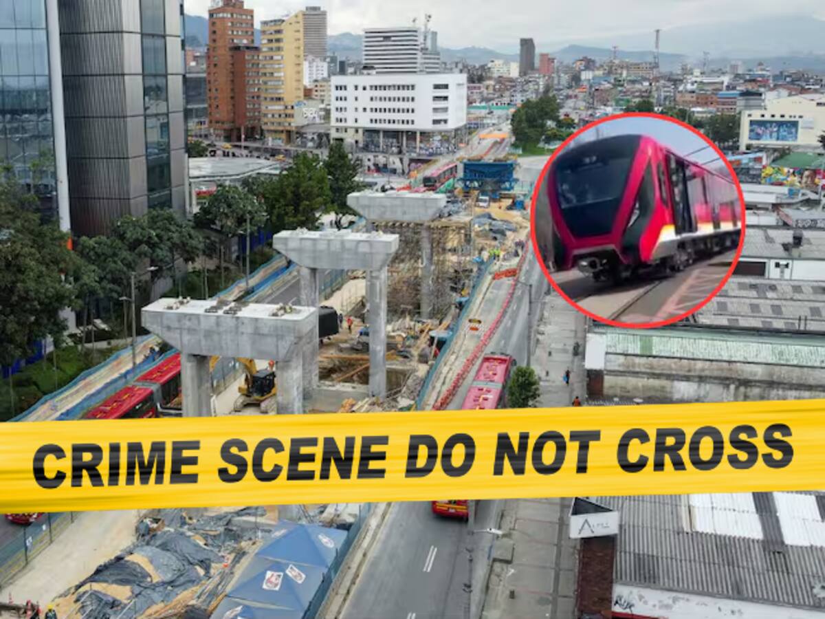 Encontraron el cuerpo de un hombre asesinado en las obras del Metro de Bogotá