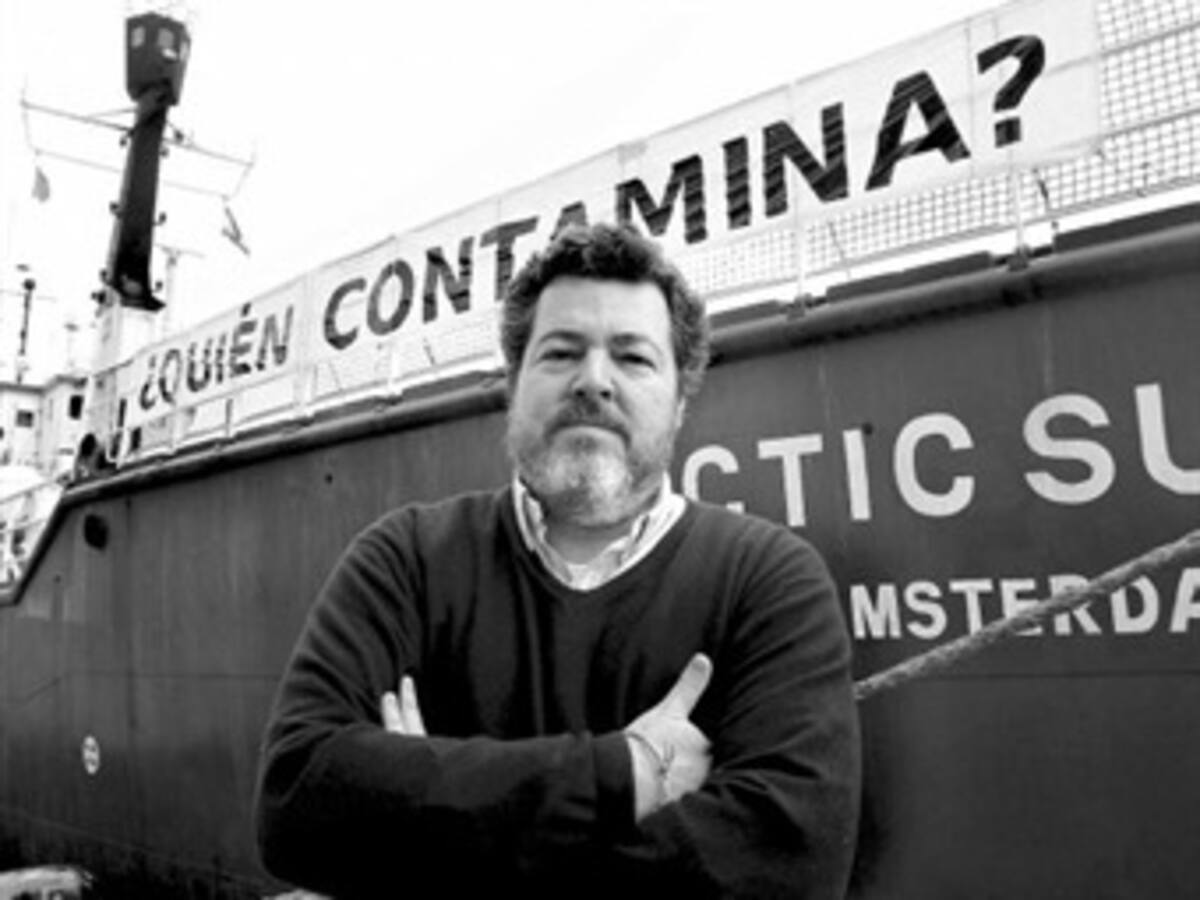 Juan López de Uralde , gerente ejecutivo de Greenpeace España