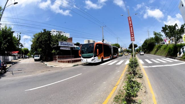 Los desvíos se deben al cierre de la calle del Mamón por intervención en la vía.
