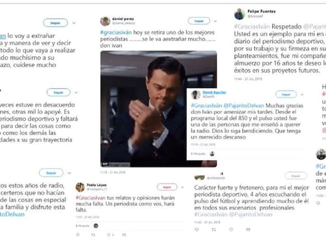 #GraciasIván: el hashtag de la despedida de Iván Mejía