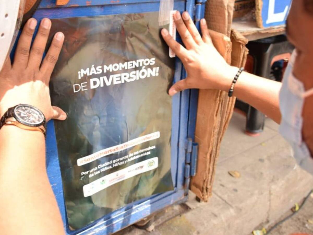 Santa Marta lucha contra la explotación y la mendicidad infantil