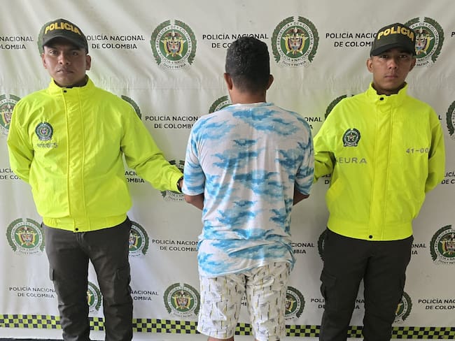 Un hombre fue capturado por abusar de su hija en Apartadó. Cortesía: Policía de Urabá.