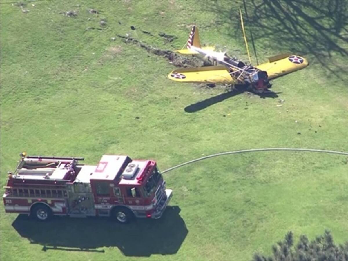 El actor Harrison Ford sufre un accidente aéreo