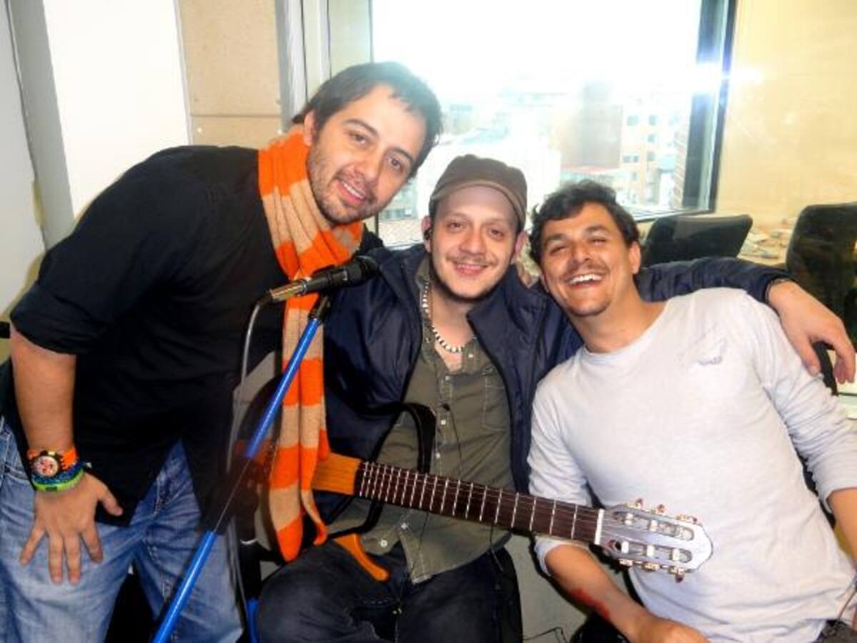 Los Chisgueros de la Buseta: Carlos Marín, Gigi Posada y Tuto Muñoz