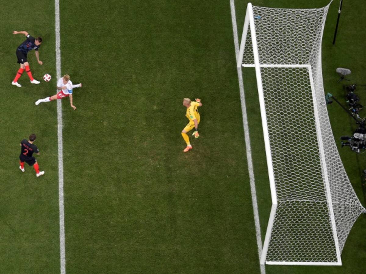 Las mejores imágenes de la victoria de Croacia sobre Dinamarca