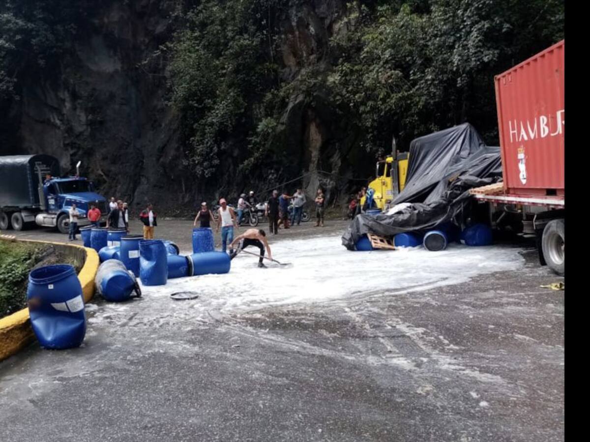 La movilidad al Alto de la Línea está afectada