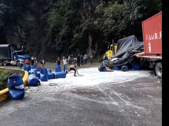 La movilidad al Alto de la Línea está afectada