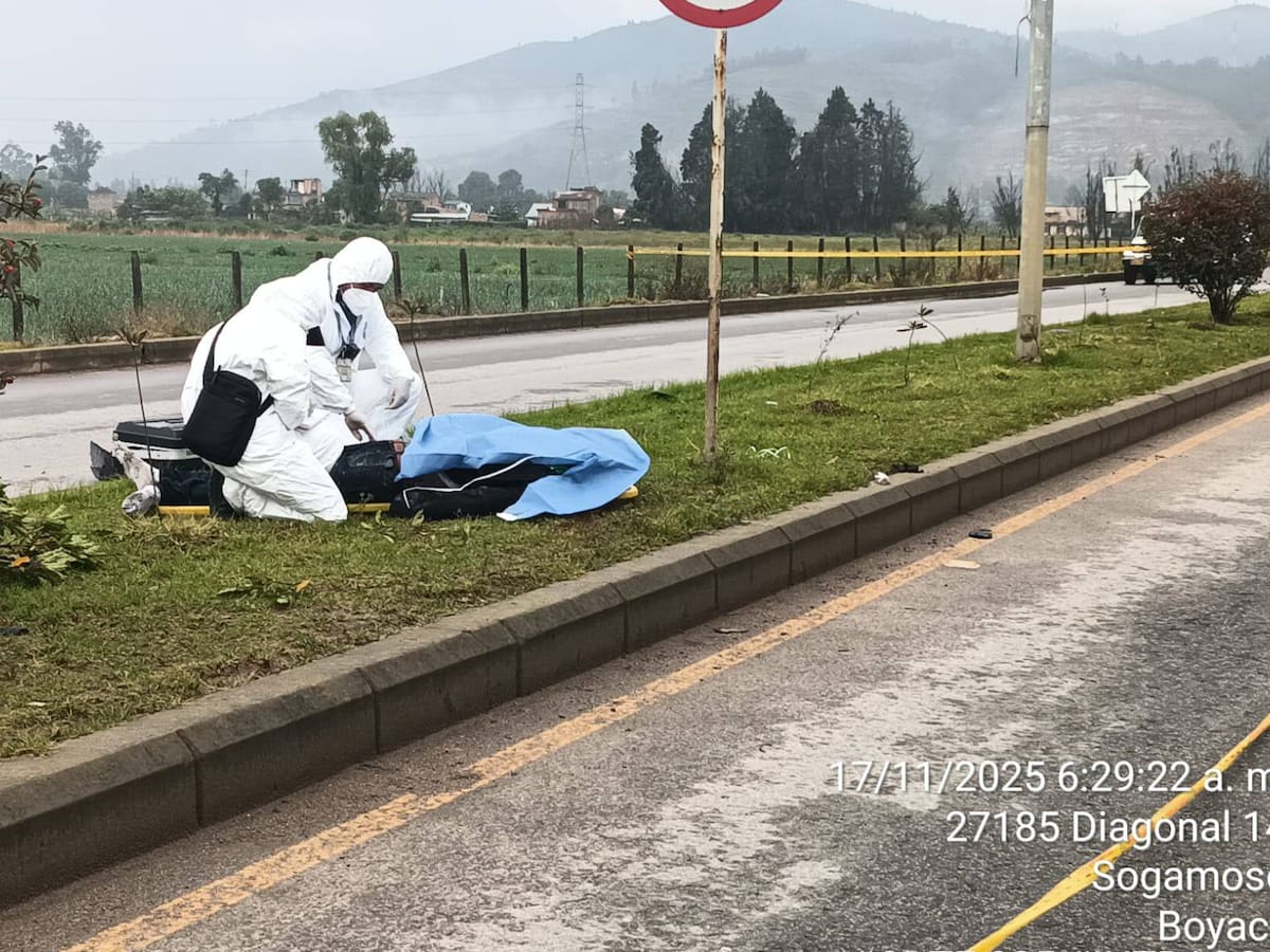 Joven murió en siniestro vial en Sogamoso; autoridades ubicaron el presunto vehículo implicado