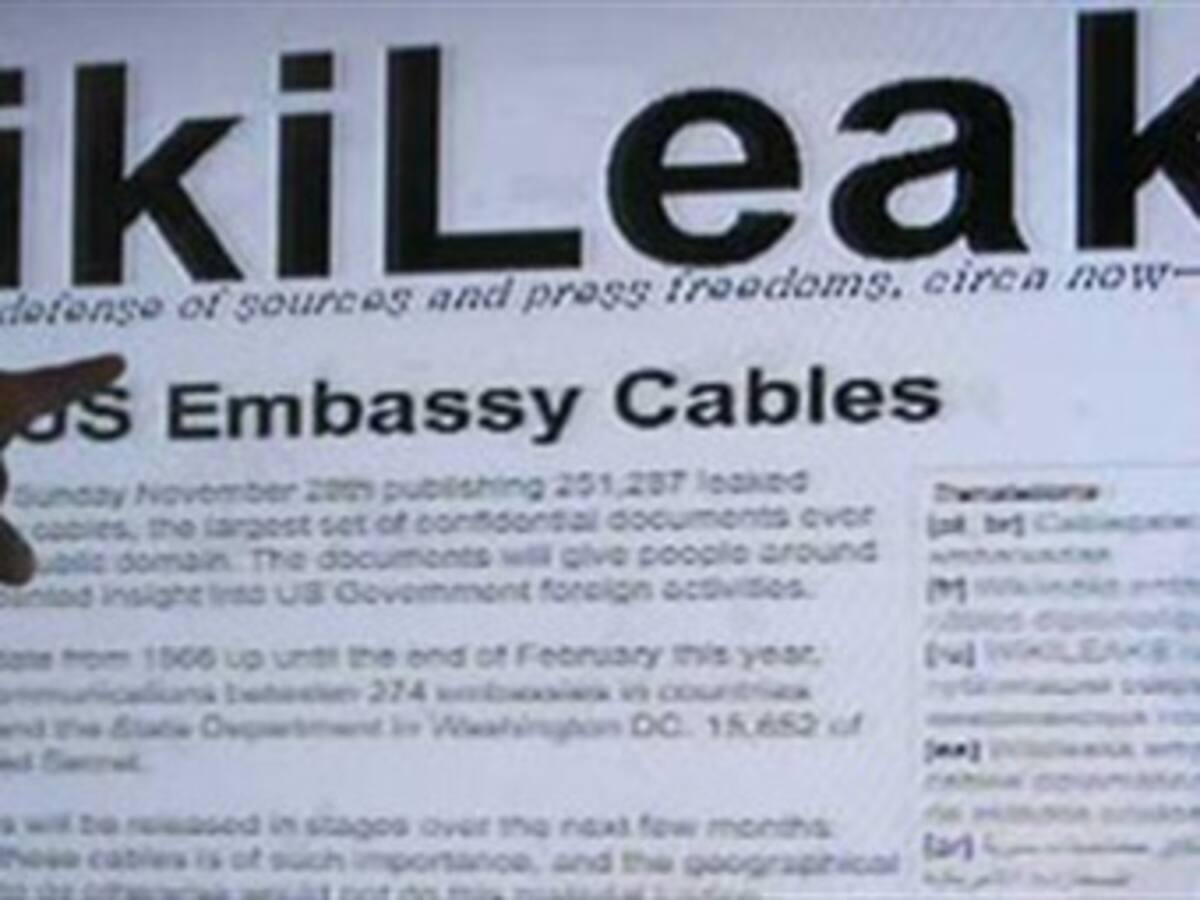 Diarios condenan decisión de Wikileaks de revelar informantes de Estados Unidos