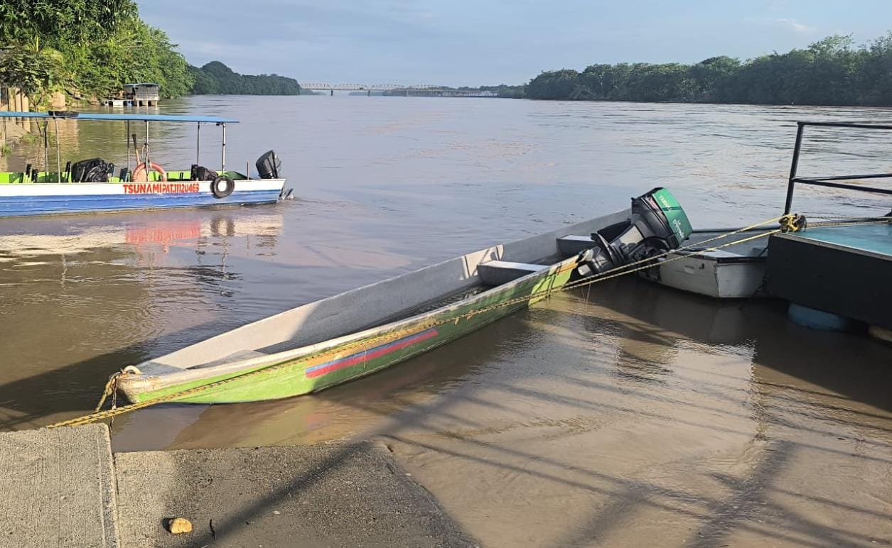 El caudal del río Magdalena aumentará por las lluvias aguas arriba. Foto: Unidad de Gestión del Riesgo de La Dorada.