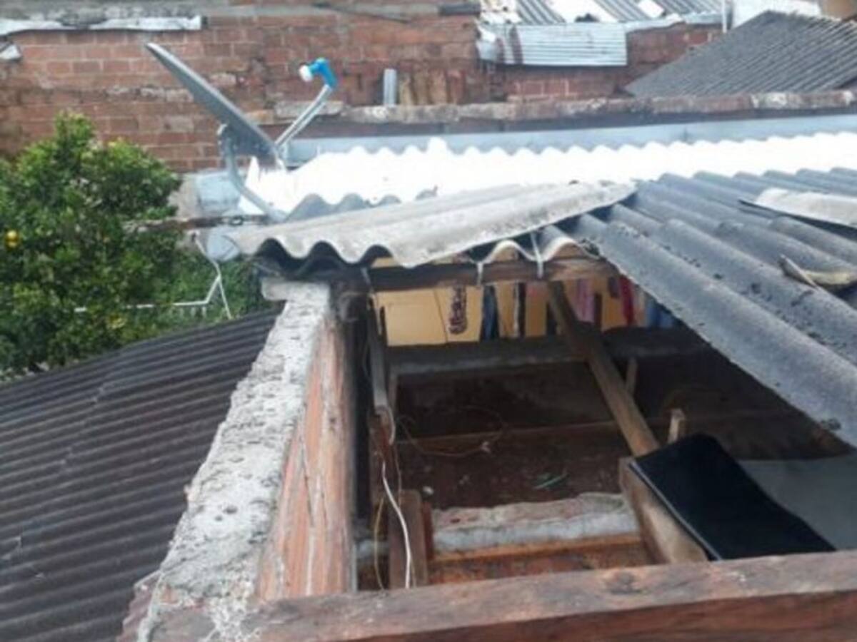 Fortísimo vendaval afectó 37 viviendas en Argelia, oriente de Antioquia
