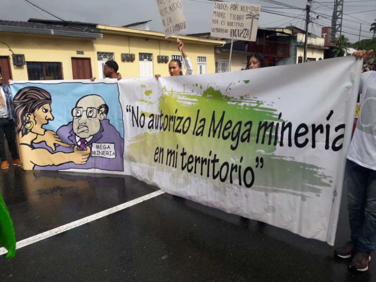 El arte también se hizo presente en esta movilización