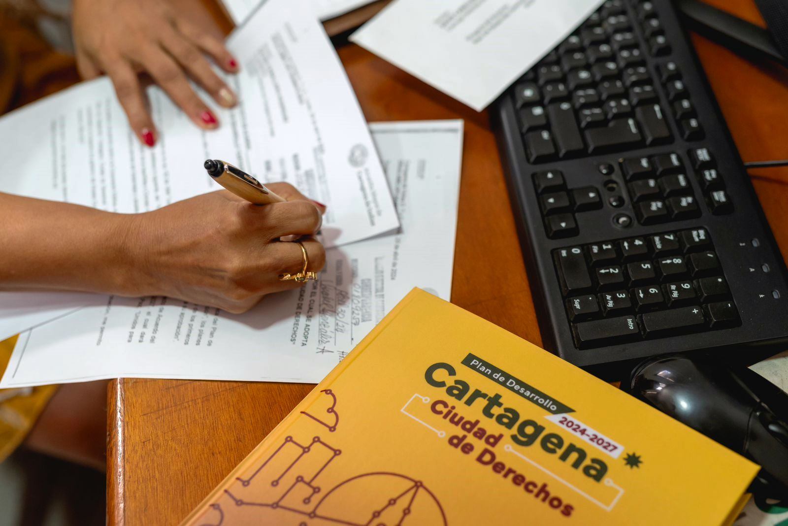 Radicado en el Concejo, Plan de Desarrollo 2024 - 2027 “Cartagena, Ciudad de Derechos”