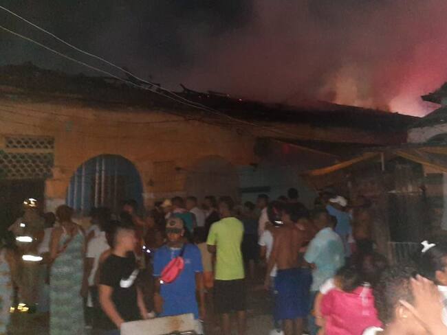 Incendio dejó a 11 familias damnificadas en el sur de Barranquilla