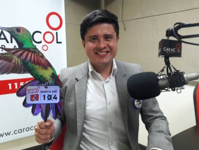 Andrés Guzmán Ayala, candidato quindiano a la Cámara por Bogotá