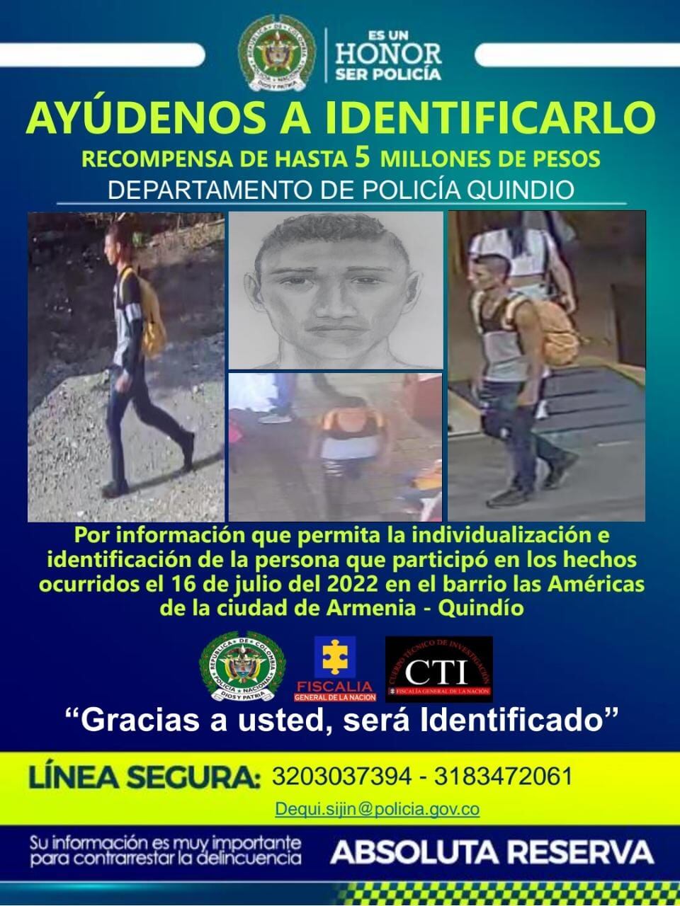 Cortesía Policía, Quindío