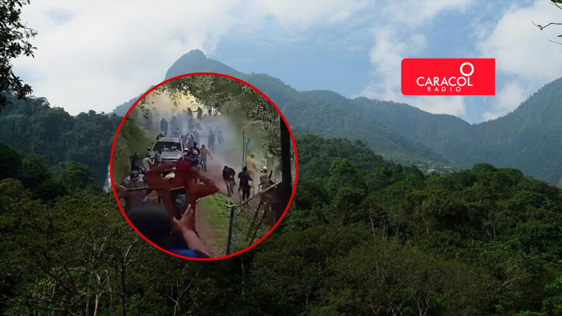 Tres policías heridos en operativo para recuperar predio invadido en los Farallones de Cali