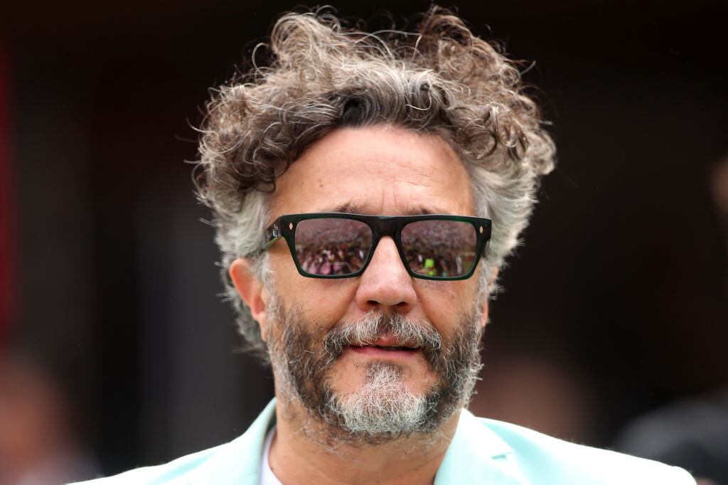 LIMA, PERU - NOVEMBER 23: Fito Paez looks on during the pre-game show prior to the final match of Copa CONMEBOL Libertadores 2019 between Flamengo and River Plate at Estadio Monumental on November 23, 2019 in Lima, Peru. (Photo by Raul Sifuentes/Getty Images)