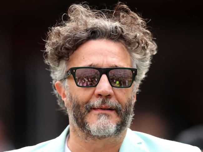LIMA, PERU - NOVEMBER 23: Fito Paez looks on during the pre-game show prior to the final match of Copa CONMEBOL Libertadores 2019 between Flamengo and River Plate at Estadio Monumental on November 23, 2019 in Lima, Peru. (Photo by Raul Sifuentes/Getty Images)