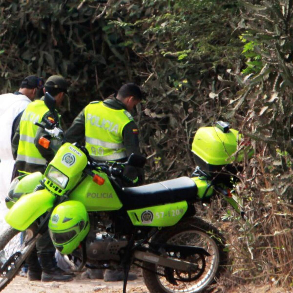 Reportan hallazgo de un cadáver incinerado en zona de Fundación