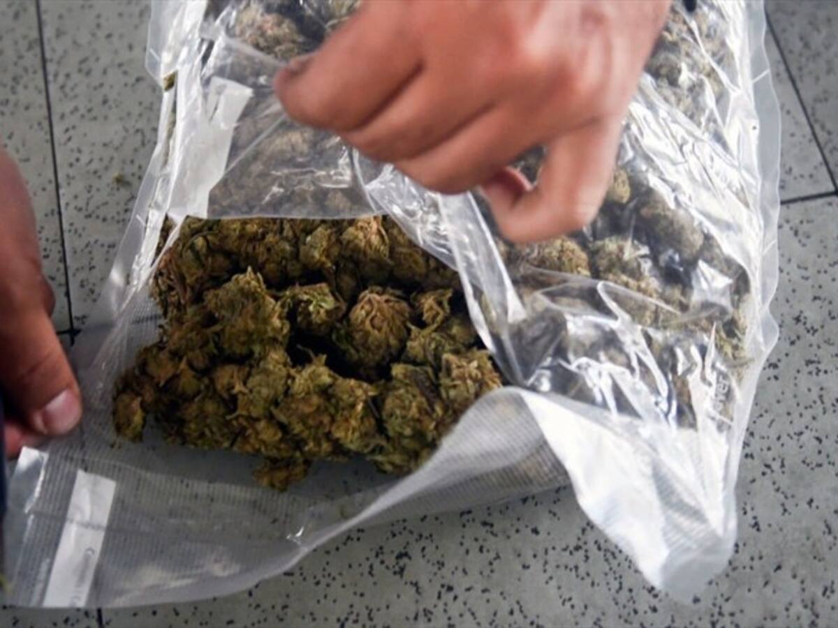 Incautan 370 kilos de marihuana en un parqueadero de Bosa en Bogotá