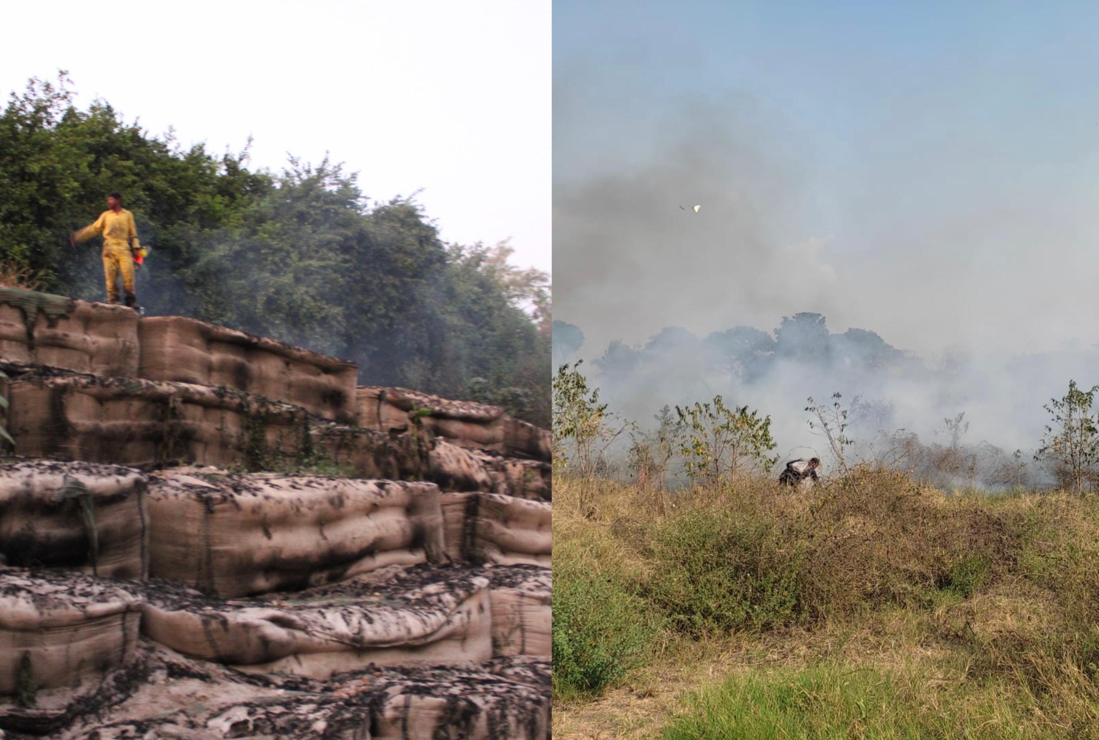 Incendios en Aracataca y sus afectaciones al proyecto de geocontención . José Polo
