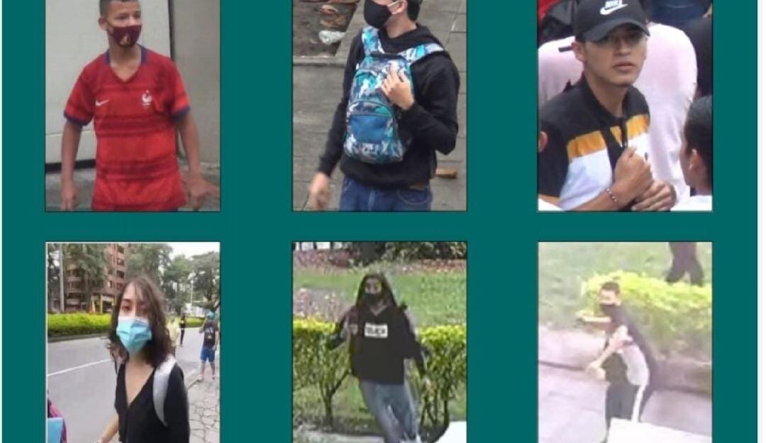 Cartel de los buscados en Ibagué