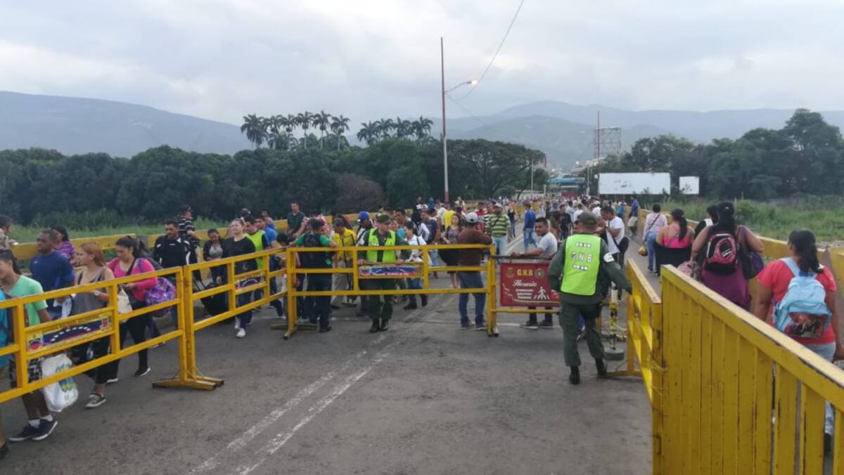La jornada violenta en el Táchira redujo el ingreso de los extranjeros al país.