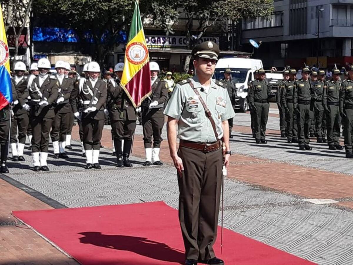 Coronel José Luis Ramírez, nuevo comandante de la policía en el Quindío