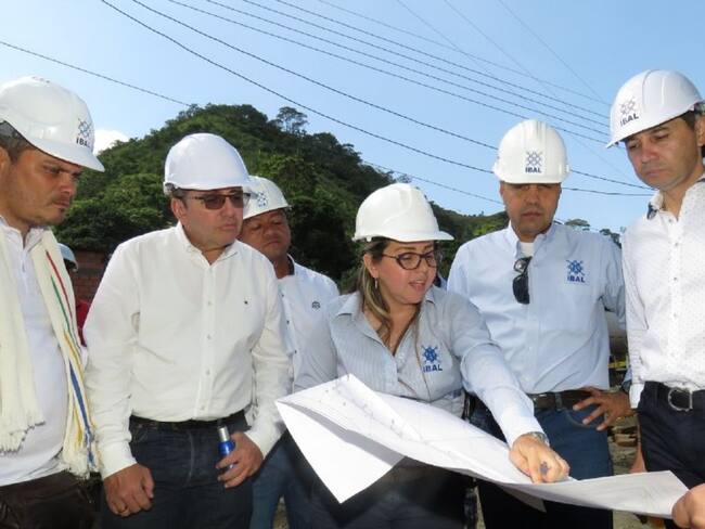 Juan Carlos Núñez, gerente Ibal, y alcalde de Ibagué, Andrés Hurtado