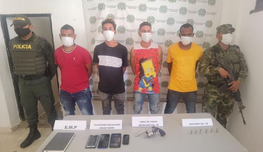 Caen cuatro presuntos miembros del Clan del Golfo en la Mojana