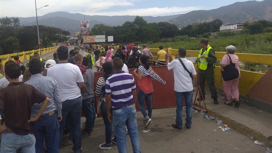 Venezuela permitió el paso por la frontera colombo-venezolana. Foto: Foto: Audrey Karina Carrillo Álvarez.