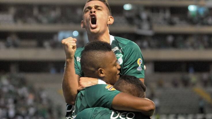 Harold Preciado y Rafael Santos Borré anotaron los dos goles del triunfo