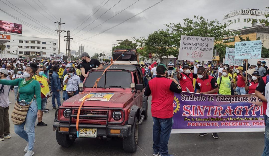 Diferentes gremios seguirán realizando actos alrededor del paro nacional