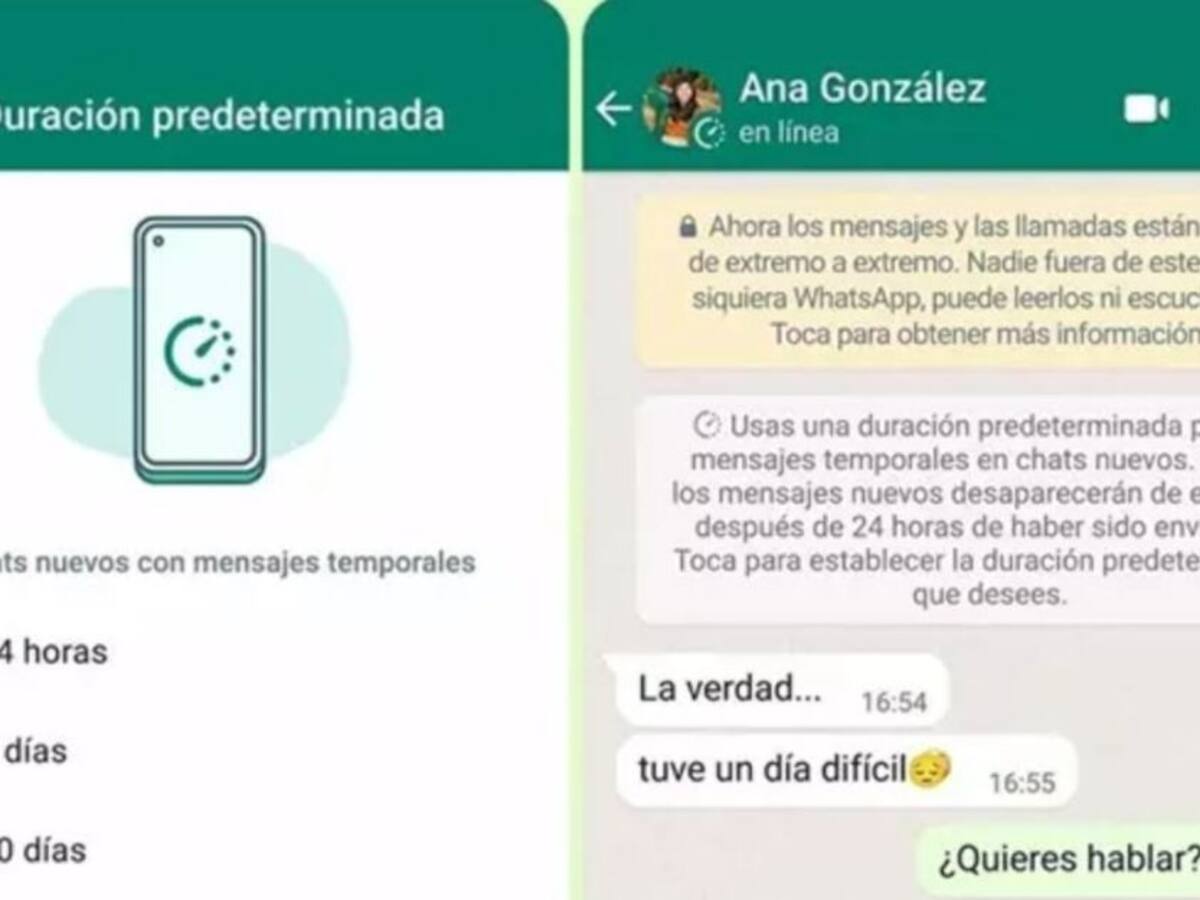 WhatsApp trabaja en una función para guardar los mensajes temporales