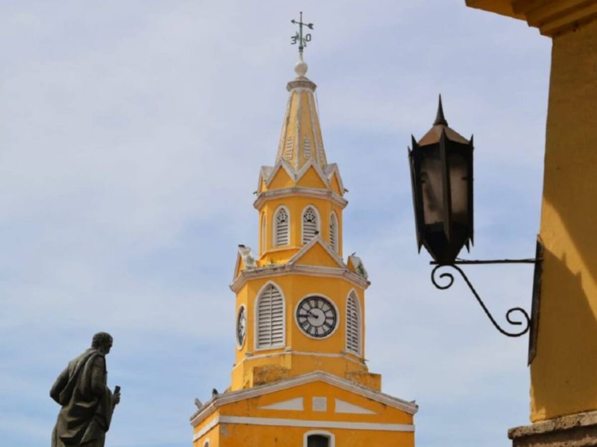 La Torre del Reloj se iluminará de verde este fin de semana en Cartagena