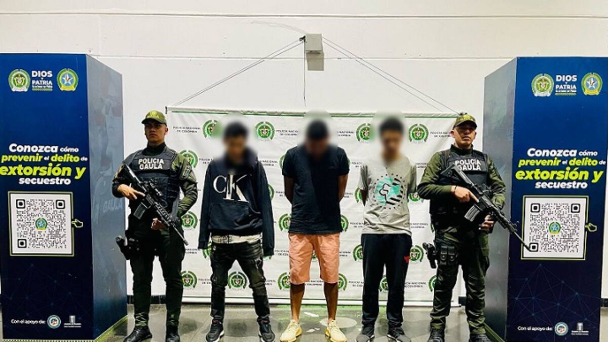 En Castilla capturaron a tres presuntos secuestradores