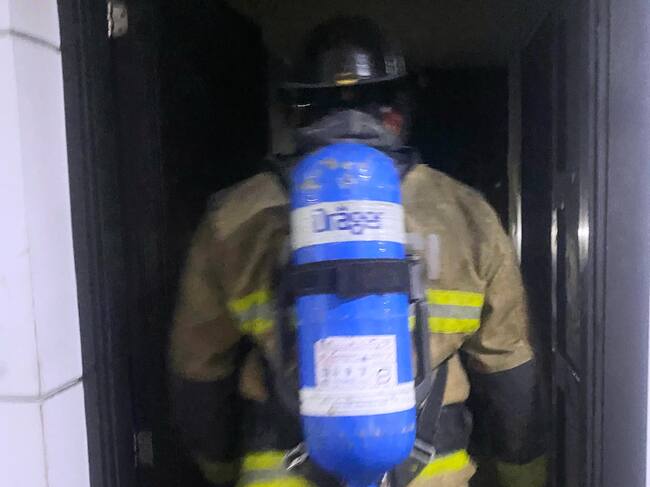 Cuerpo de Bomberos de Cartagena atendió incendio en habitación del Hotel Cartagena Plaza