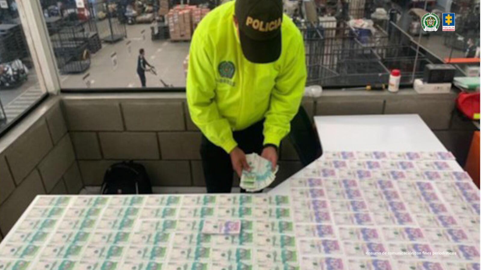 Fotografía suministrada: Fiscalía General de La Nación