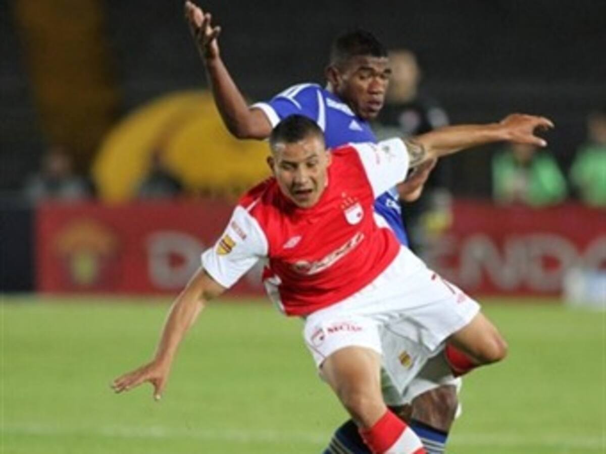 Santa Fe venció 2-1 a Millonarios en la ida de la Superliga