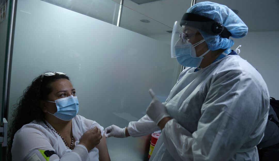 Foto referencia del Simulacro de Vacunación Covid para Bogotá